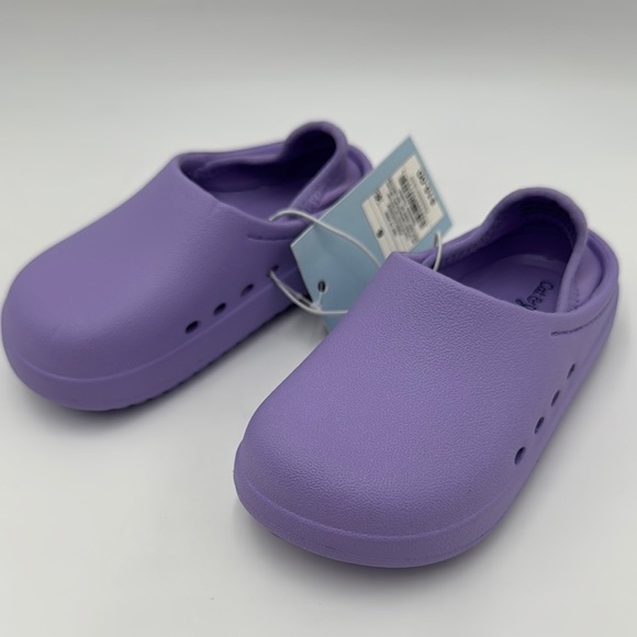 NWT Cat & Jack Toddler Girls Purple Rowan Pull-On Slip On Water Shoes Size 6 - Picture 1 of 10